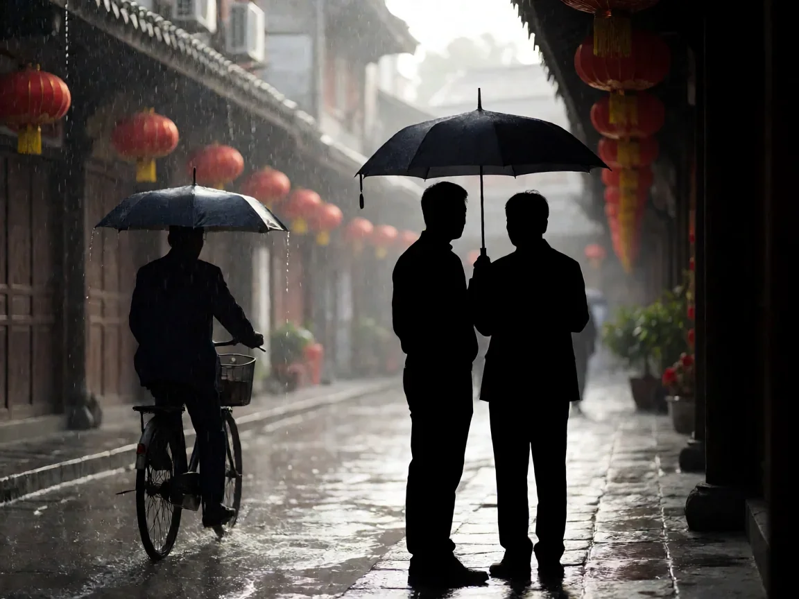 好雨时节电影(成都雨季)一场重逢背后的错位爱情 - 第 1 张图片 好雨时节电影,成都雨巷伞下对望