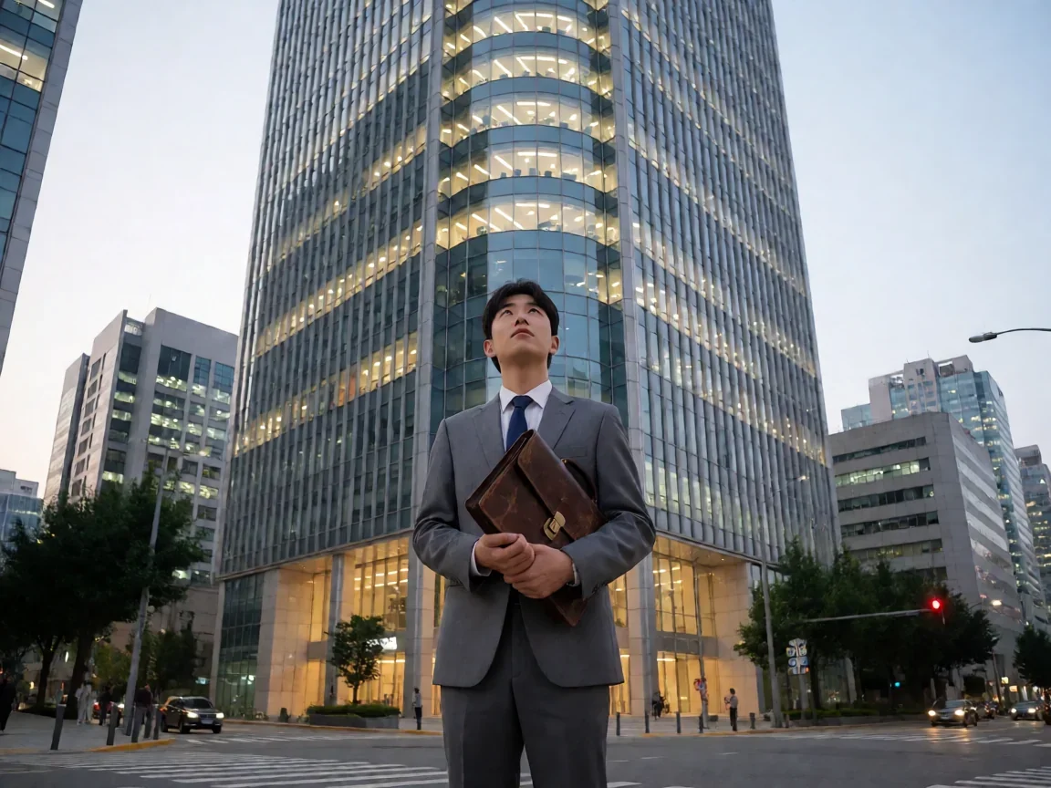 财阀家的小儿子剧情介绍剧情,从底层职员到顺洋接班人的步步为营 - 第 1 张图片 财阀家的小儿子剧情介绍剧情,大厦前剪影