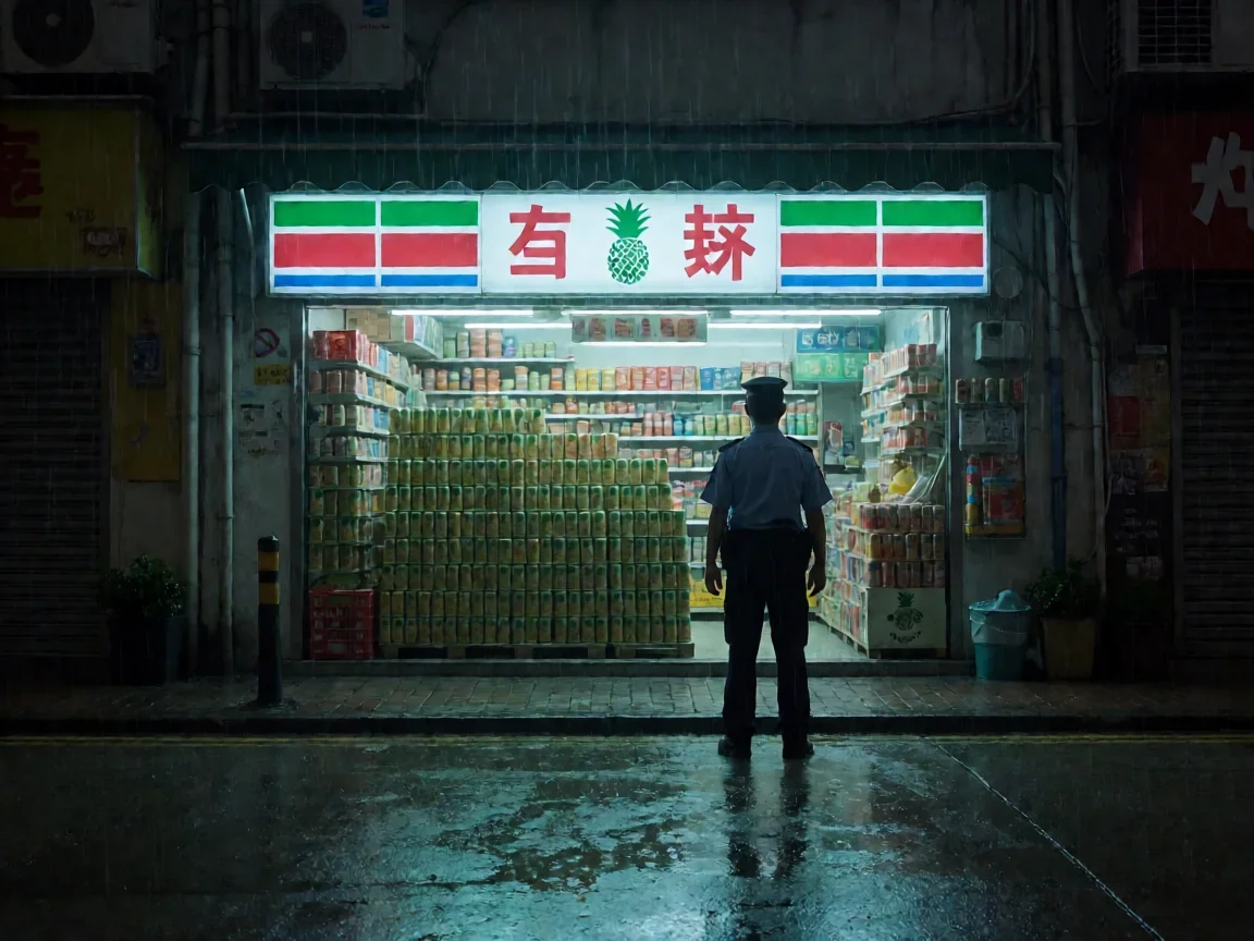 重庆森林电影简介与解析,都市夜雨中的孤独与相遇 - 第 1 张图片 重庆森林电影简介,便利店凤梨罐头