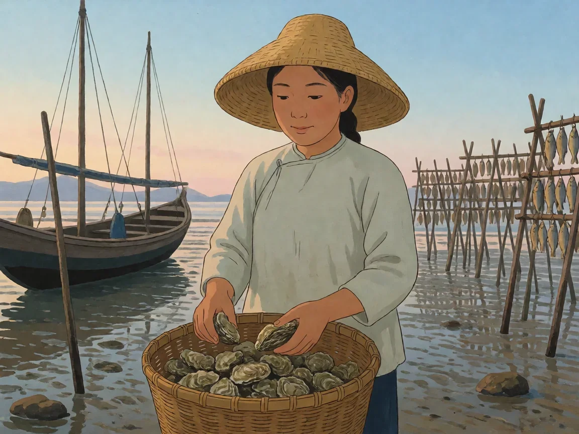 望海的女人演员表介绍:陈德容领衔的闽南苦情戏 - 第 1 张图片 望海的女人演员表介绍,清晨滩涂拾海蛎
