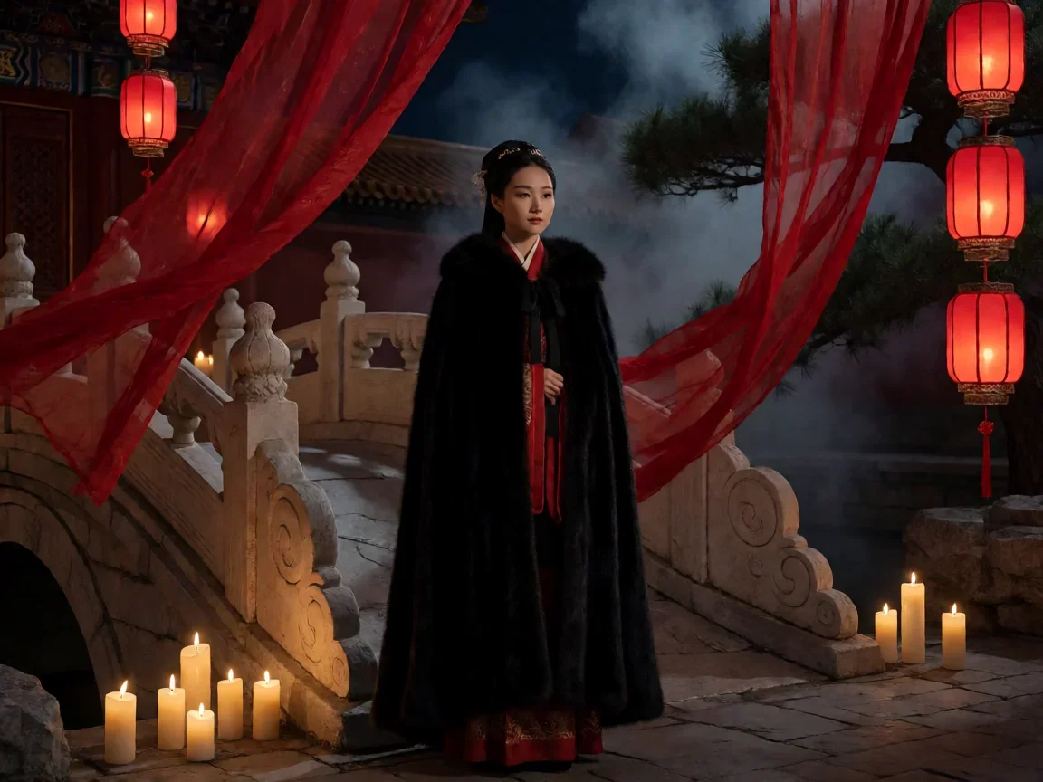 杨门虎将剧情介绍,忠烈满门在朝堂风雨中的坚守与抉择 - 第 2 张图片 杨门虎将剧情宫灯下的公主身影