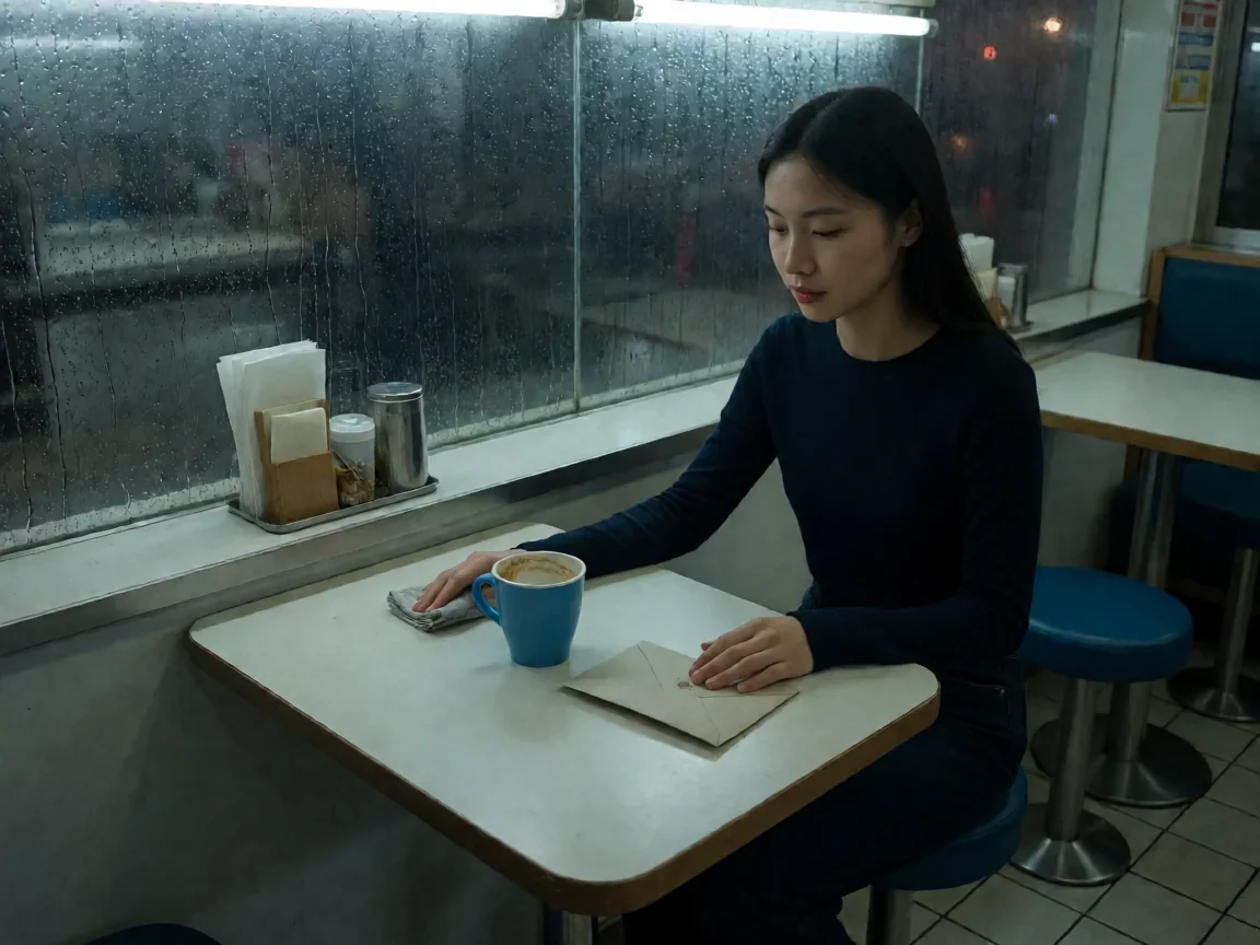 重庆森林电影简介与解析,都市夜雨中的孤独与相遇 - 第 2 张图片 重庆森林电影简介的午夜快餐店