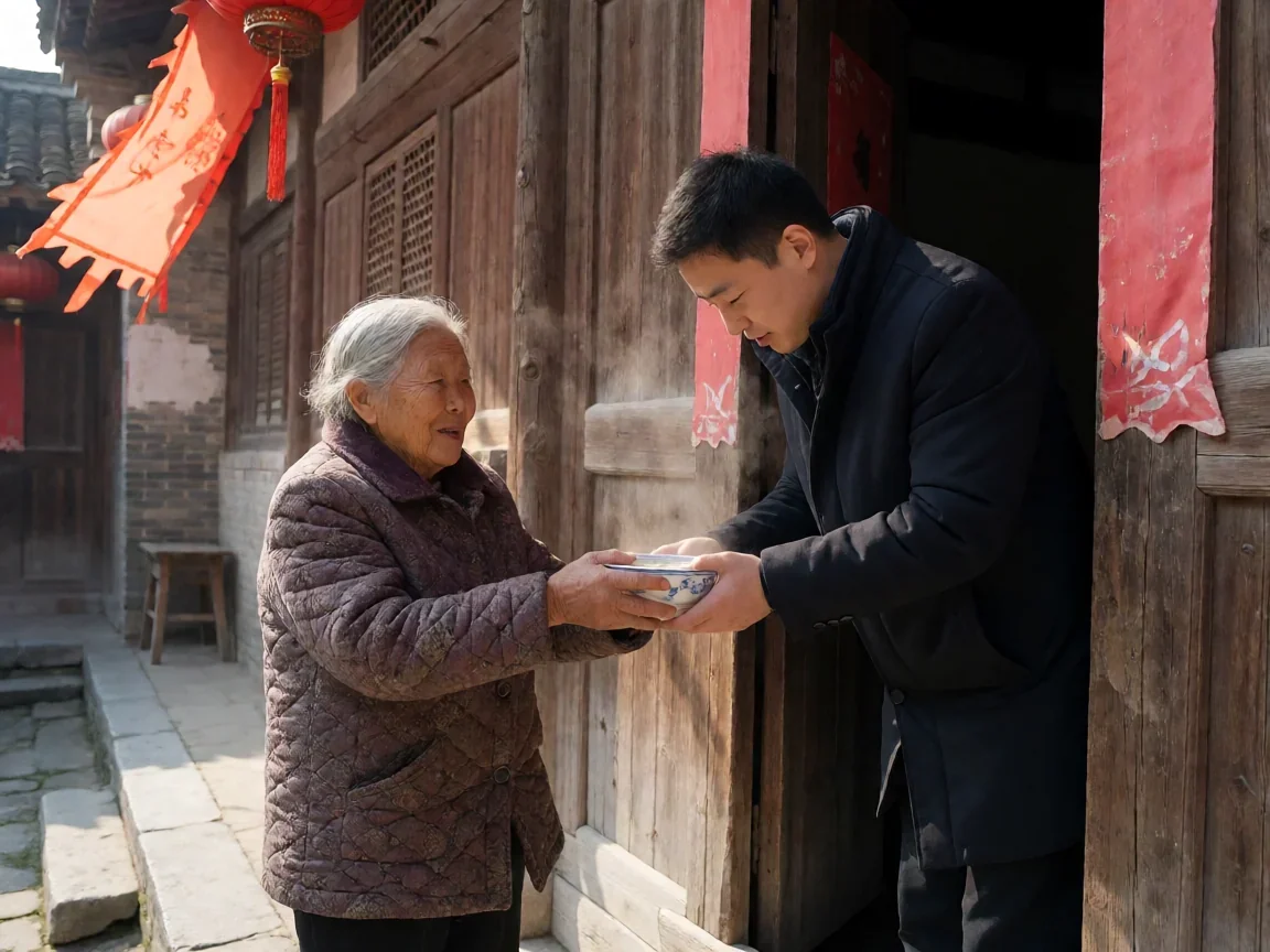民儿与娘的故事结局是什么,母子相认为何来得如此艰难? - 第 3 张图片 结局是什么,冬日门前的相认瞬间