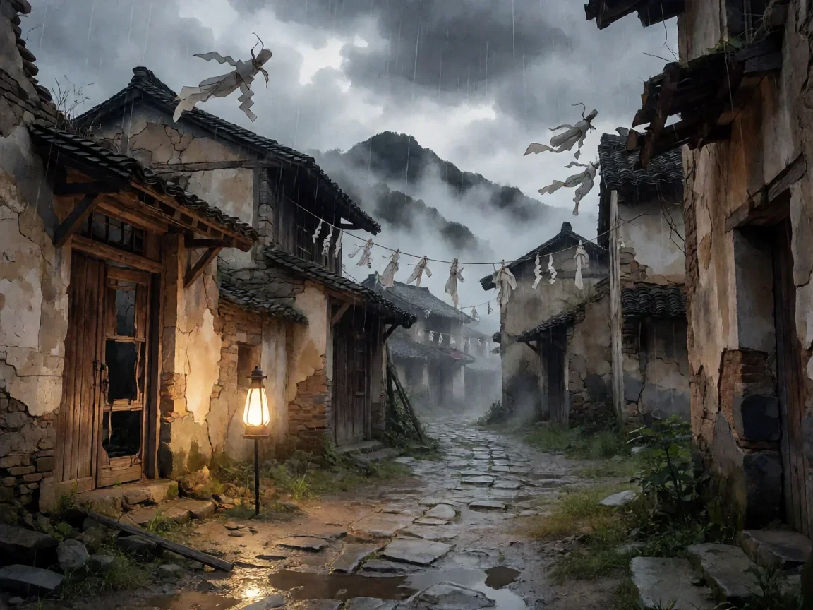 魔道祖师完结篇动漫义城雨夜纸人