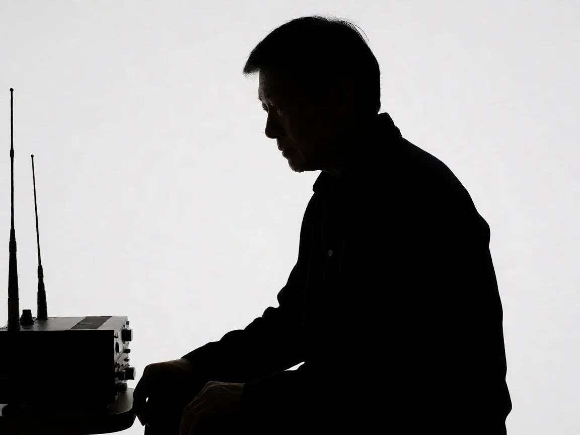 暗算听风者演员表里阿炳的命运为何令人心碎? - 第 1 张图片 Blind hearing expert silhouette in secret base,暗算听风者演员表