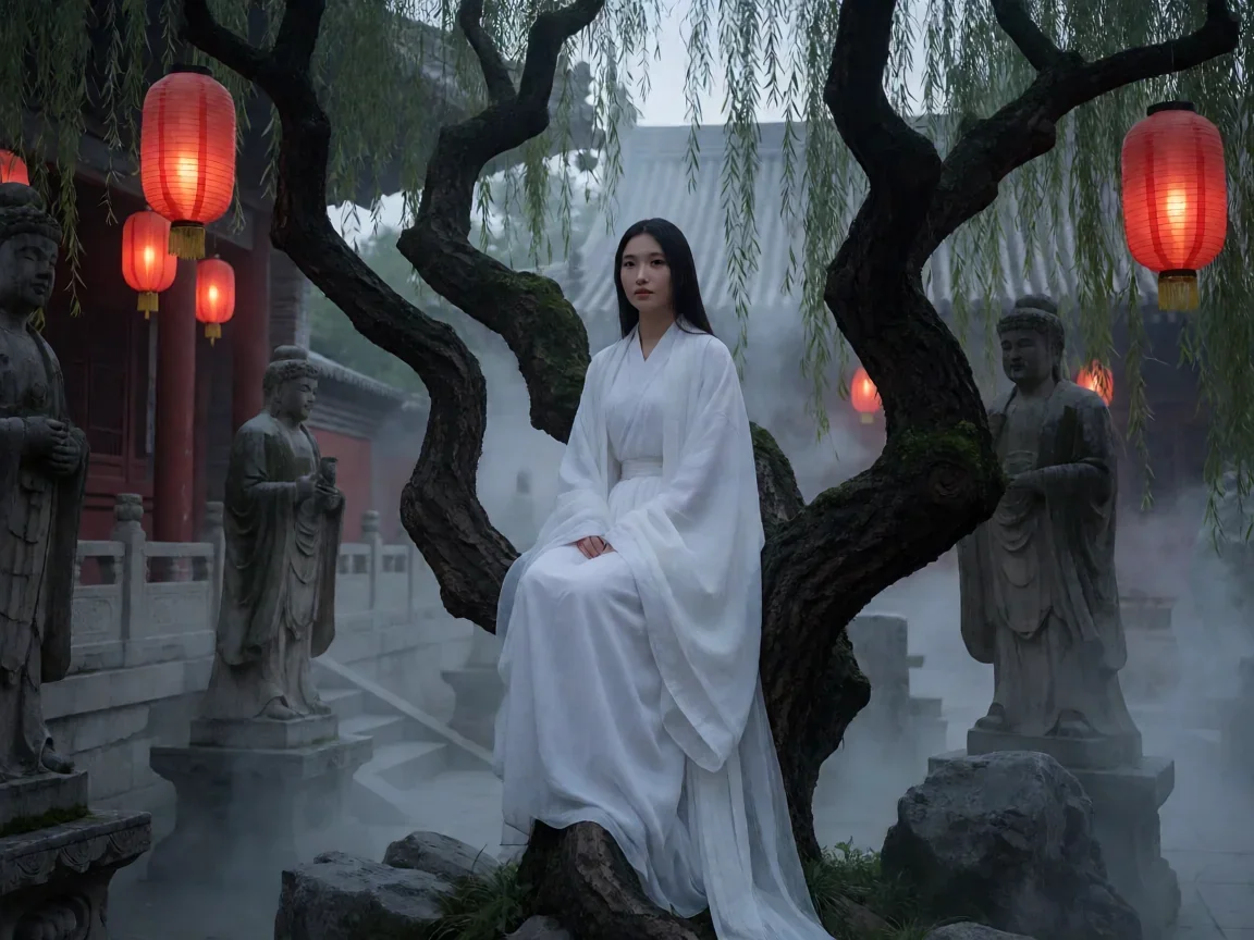 倩女幽魂电影 宁采臣与聂小倩的人鬼殊途为何如此动人? - 第 1 张图片 倩女幽魂电影,被困兰若寺的女鬼剪影