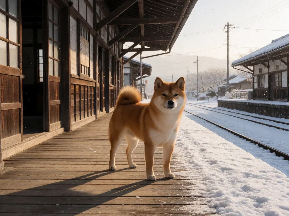 忠犬八公的故事 电影 十年守望为何让人泪目? - 第 1 张图片 忠犬八公的故事 电影,车站风雪中的守候剪影