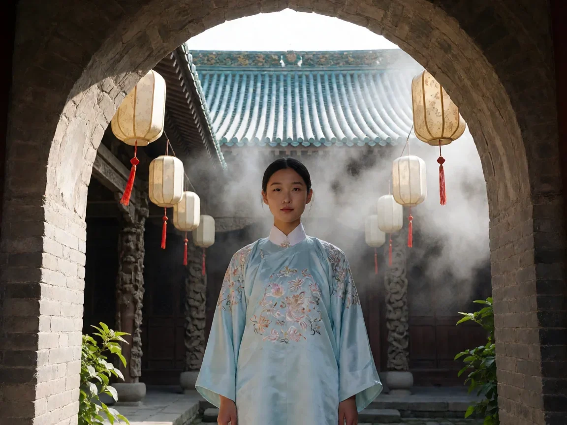 锦心似玉全集剧情介绍 罗十一娘从绣娘到侯府主母的蜕变 - 第 1 张图片 锦心似玉全集剧情介绍,少女步入侯府庭院剪影
