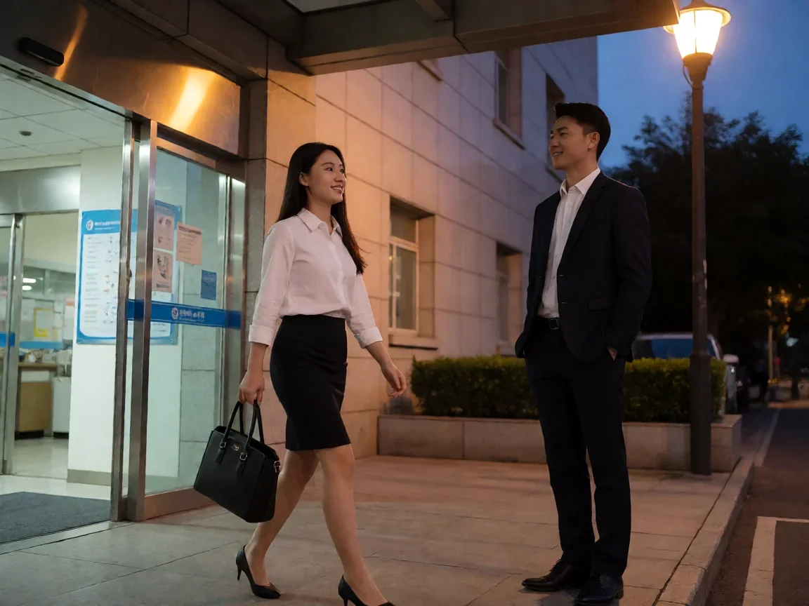 再婚进行时连续剧 二婚路上波折不断的高飞 - 第 1 张图片 再婚进行时连续剧,医院前的相遇剪影