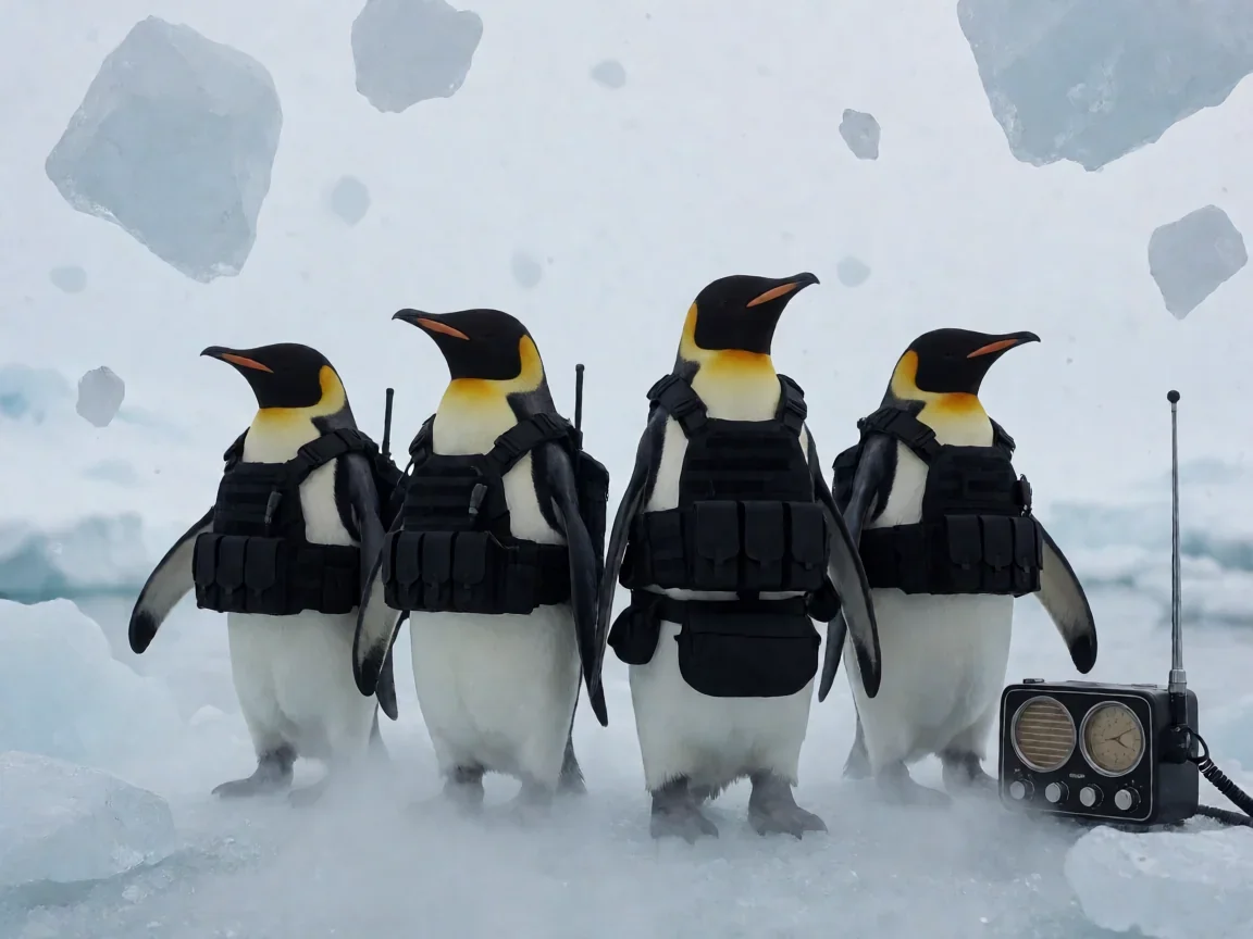 马达加斯加的企鹅电影 四只企鹅特工的爆笑任务 - 第 1 张图片 马达加斯加的企鹅电影,企鹅特工队北极登场剪影