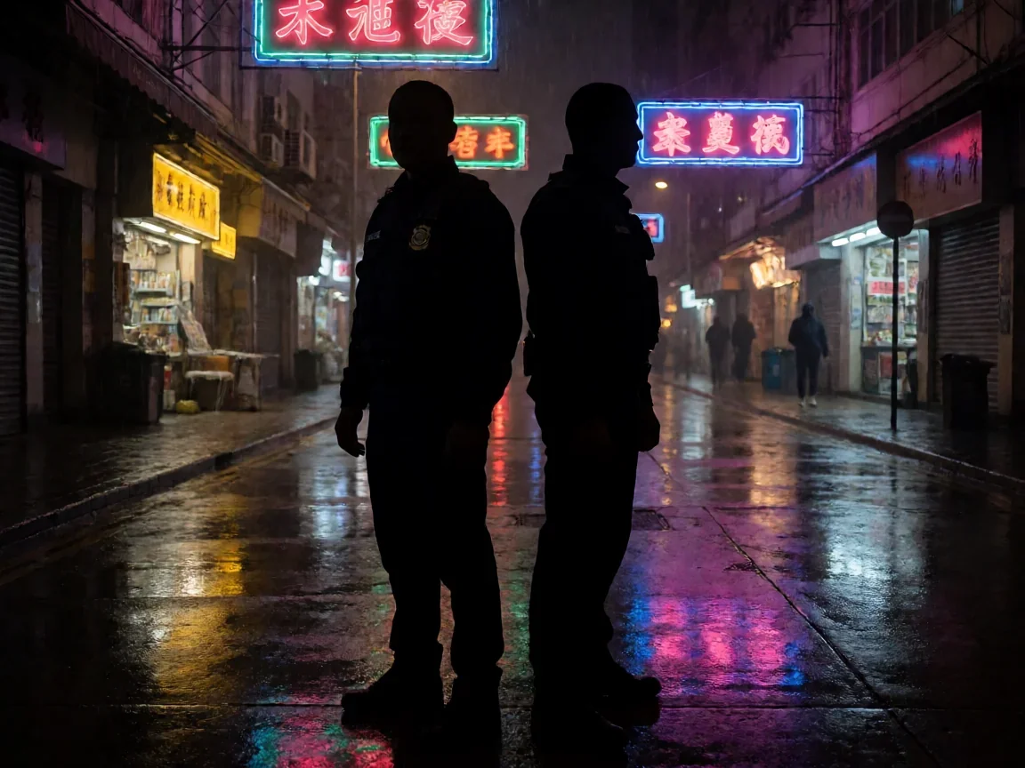 角色介绍，雨夜街头双卧底剪影
