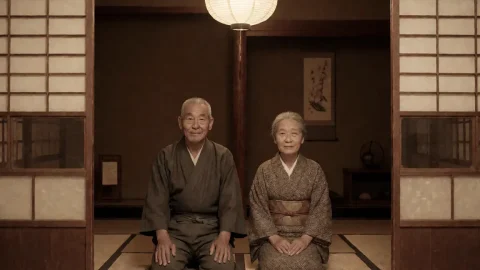 日本经典老电影东京物语 一对老夫妻的晚年旅程与家庭聚散