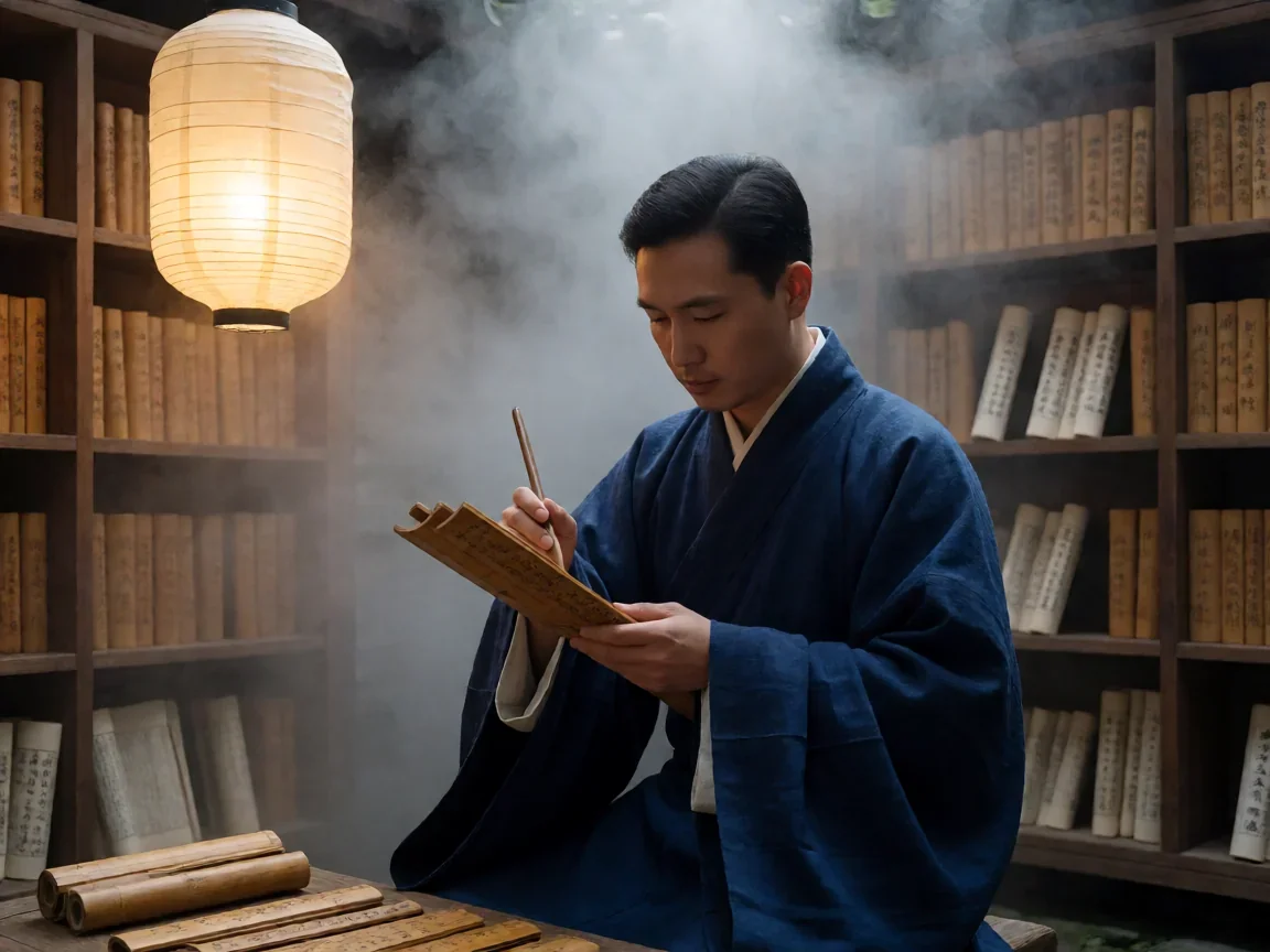 纪录片《读书的力量》，仓颉造字刻简场景