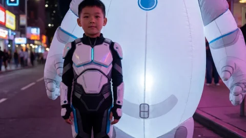 超能陆战队电影里小宏在大白陪伴下的成长与守护