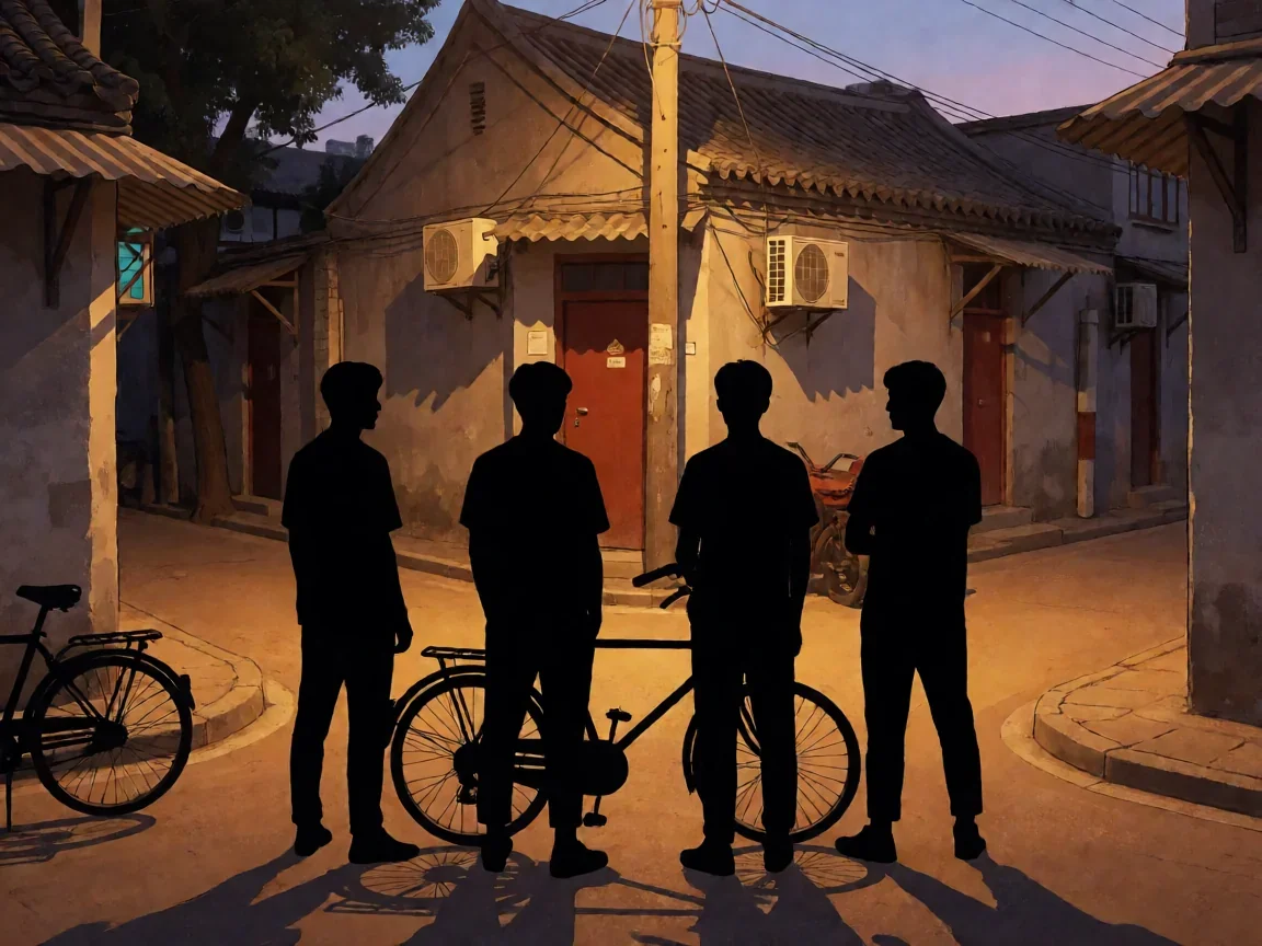 北京青年首映特别节目,一群主创把青春重新说了一遍 - 第 1 张图片 北京青年首映特别节目,何家四兄弟背影