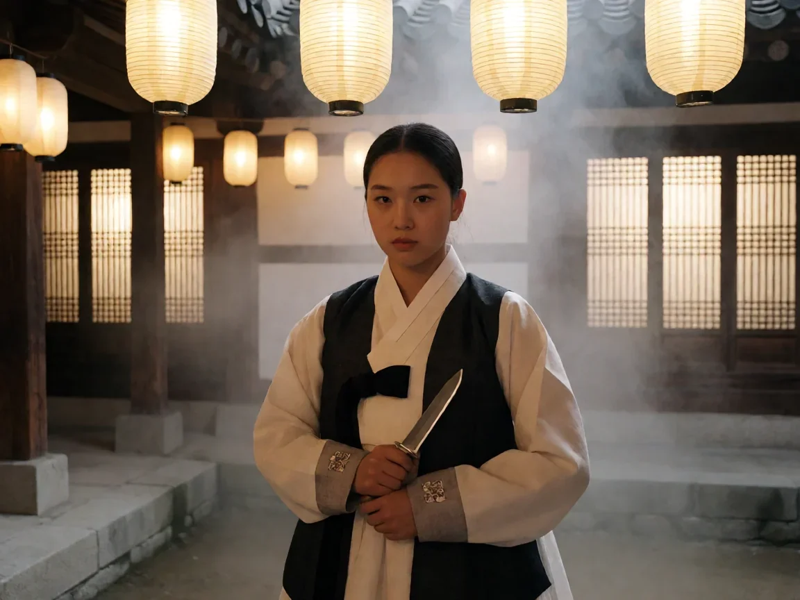银妆刀韩国电影以冷刃写就一段复仇与救赎的悲歌 - 第 1 张图片 银妆刀韩国电影,烈女门前的银刀剪影