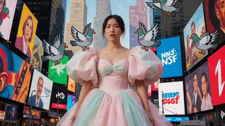 魔法奇缘动画片里童话公主走进现实纽约的那段错位时光