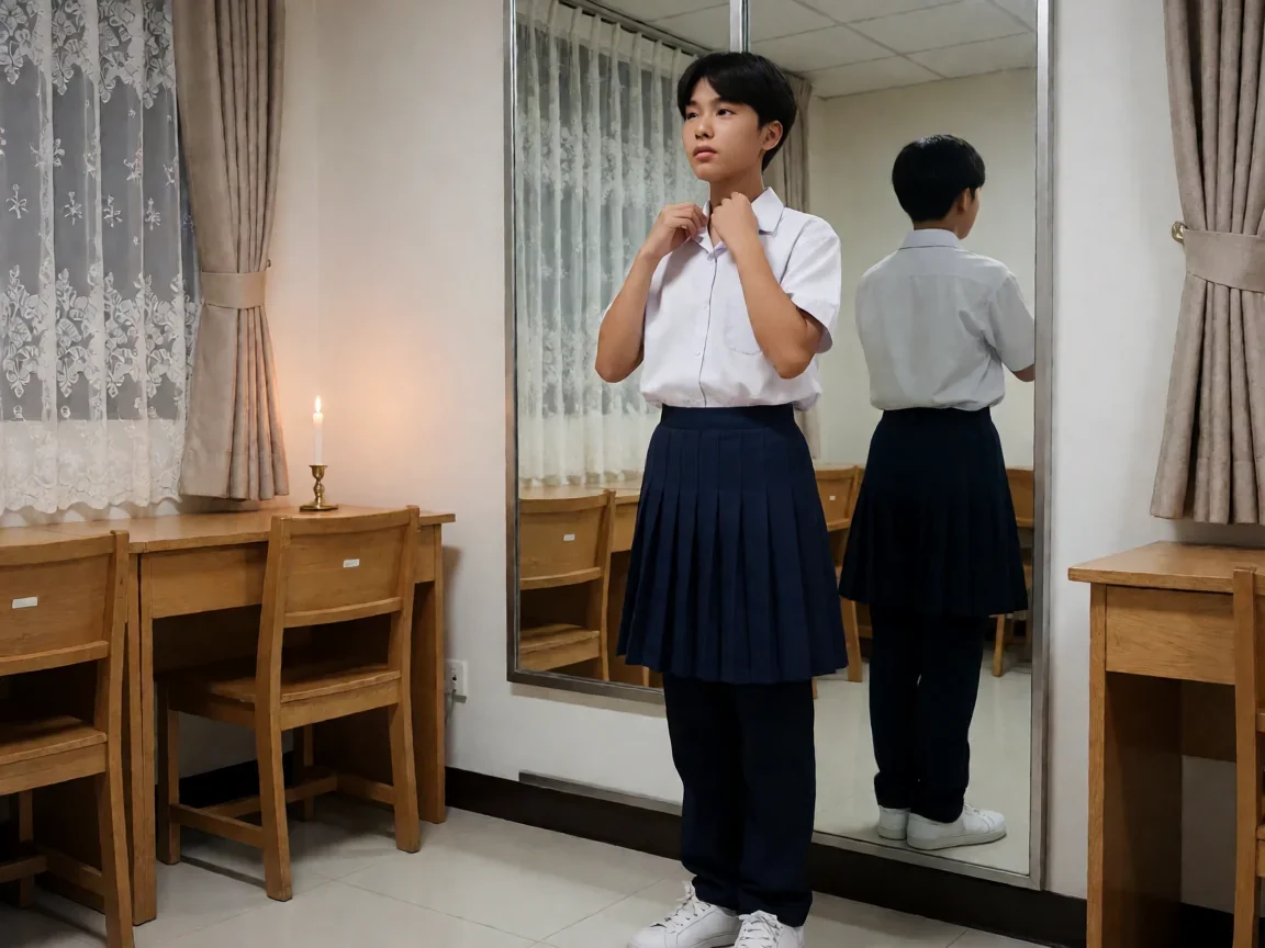 少女爱上姐姐动漫全集(男装秘密)宫里家的相处日常 - 第 1 张图片 少女爱上姐姐动漫全集,宿舍镜前女装剪影