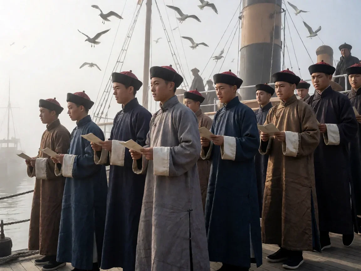 历史纪录片中国近代史(百年回望)几部作品的叙述重心 - 第 1 张图片 历史纪录片中国近代史,留美幼童远航剪影