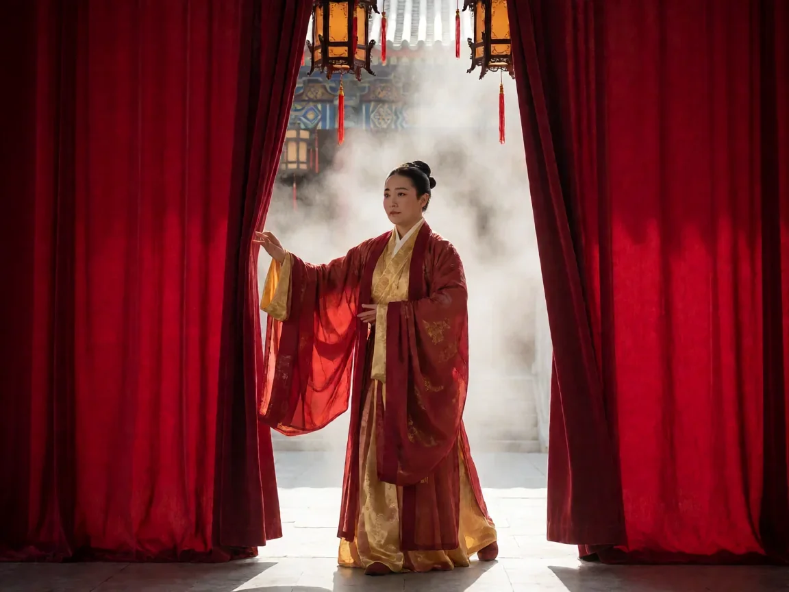 欢天喜地七仙女演员表 七位仙女戏外的模样与近况 - 第 1 张图片 欢天喜地七仙女演员表,古戏台幔帐