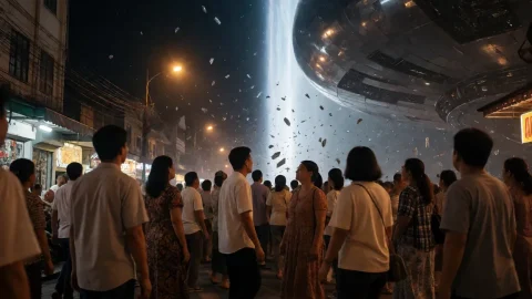 天际浩劫2电影 外星飞船再度降临后的父子突围