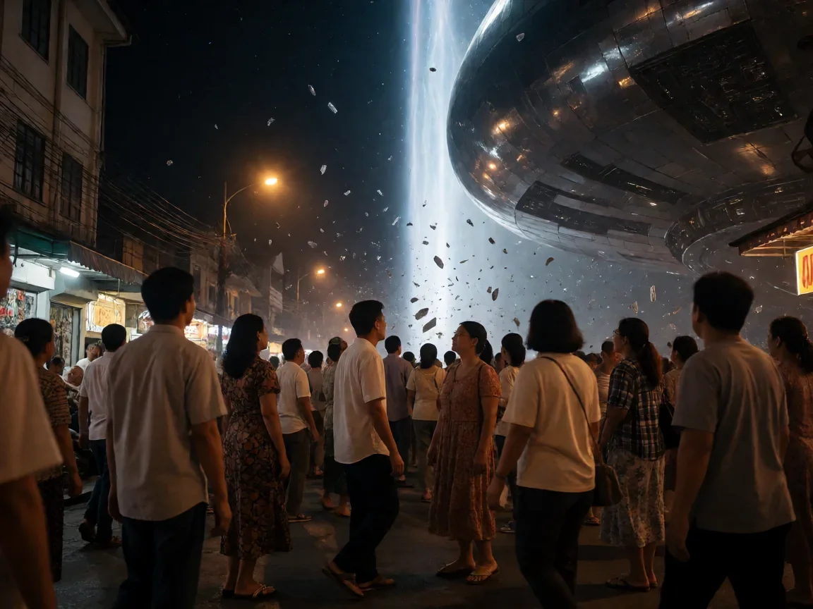 天际浩劫2电影 外星飞船再度降临后的父子突围 - 第 1 张图片 天际浩劫2电影,城市光柱吸摄惊魂