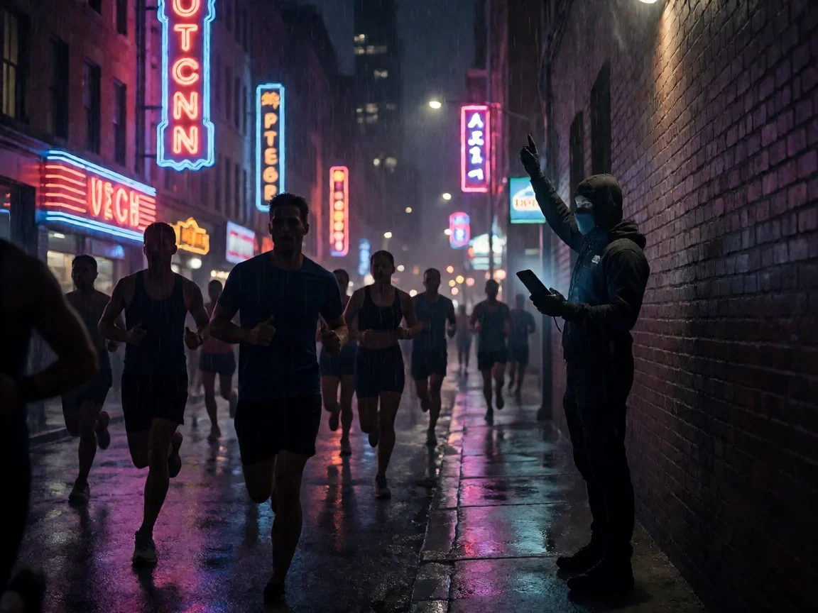 全员加速中综艺(猎人追逃)嘉宾们在城市里跑出多少名场面 - 第 1 张图片 全员加速中综艺,猎人面具下的夜街