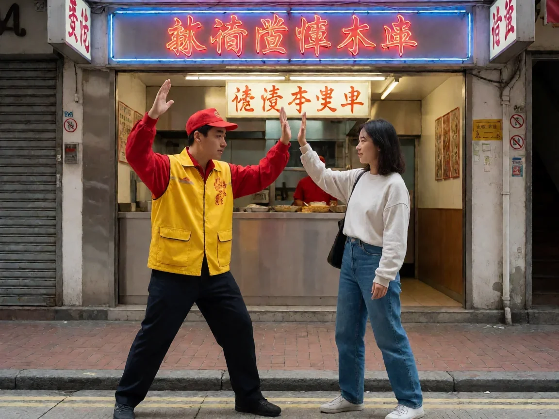 破坏之王电影里何金银戴着加菲猫面具赢回了阿丽 - 第 1 张图片 破坏之王电影:阿丽被护在街角