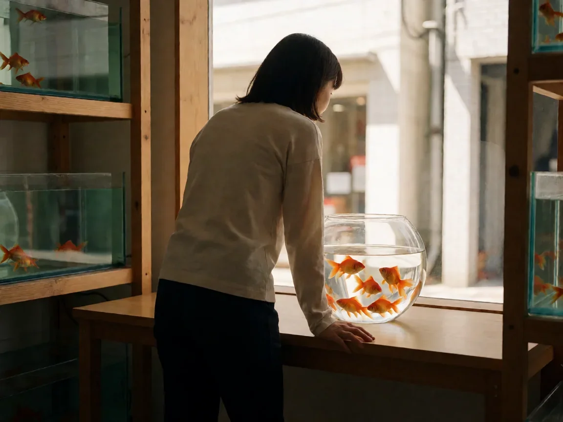 金鱼妻结局(金鱼缸)平贺樱最后如何走出那段婚姻? - 第 1 张图片 金鱼妻结局,金鱼店初遇剪影