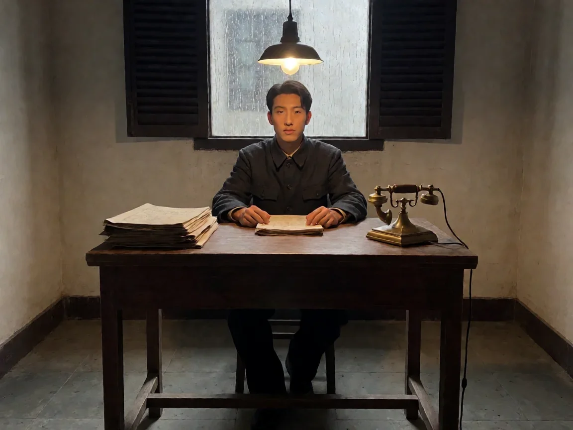 孤舟剧情介绍 顾易中在九十号里步步为营的双面人生 - 第 1 张图片 孤舟剧情介绍,审讯室里的孤影
