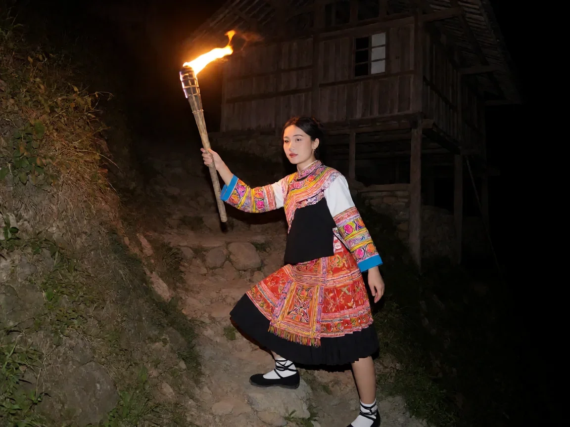 大西南剿匪记结局(特赦之后)郑幺妹从女匪首到剿匪向导的转身 - 第 1 张图片 大西南剿匪记结局,火把映照吊脚楼