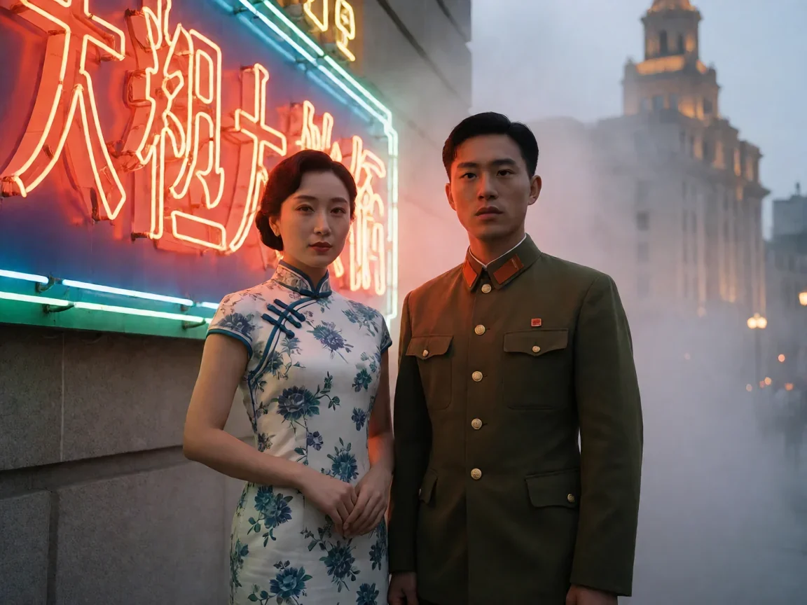 一见倾心电视剧,谭玹霖与沐婉卿从互相利用到并肩 - 第 1 张图片 一见倾心电视剧,外滩军装与霓虹夜