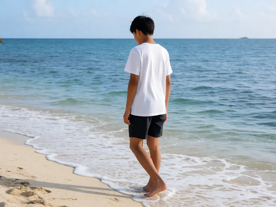 海边的异邦人 动漫，少年独望海平线