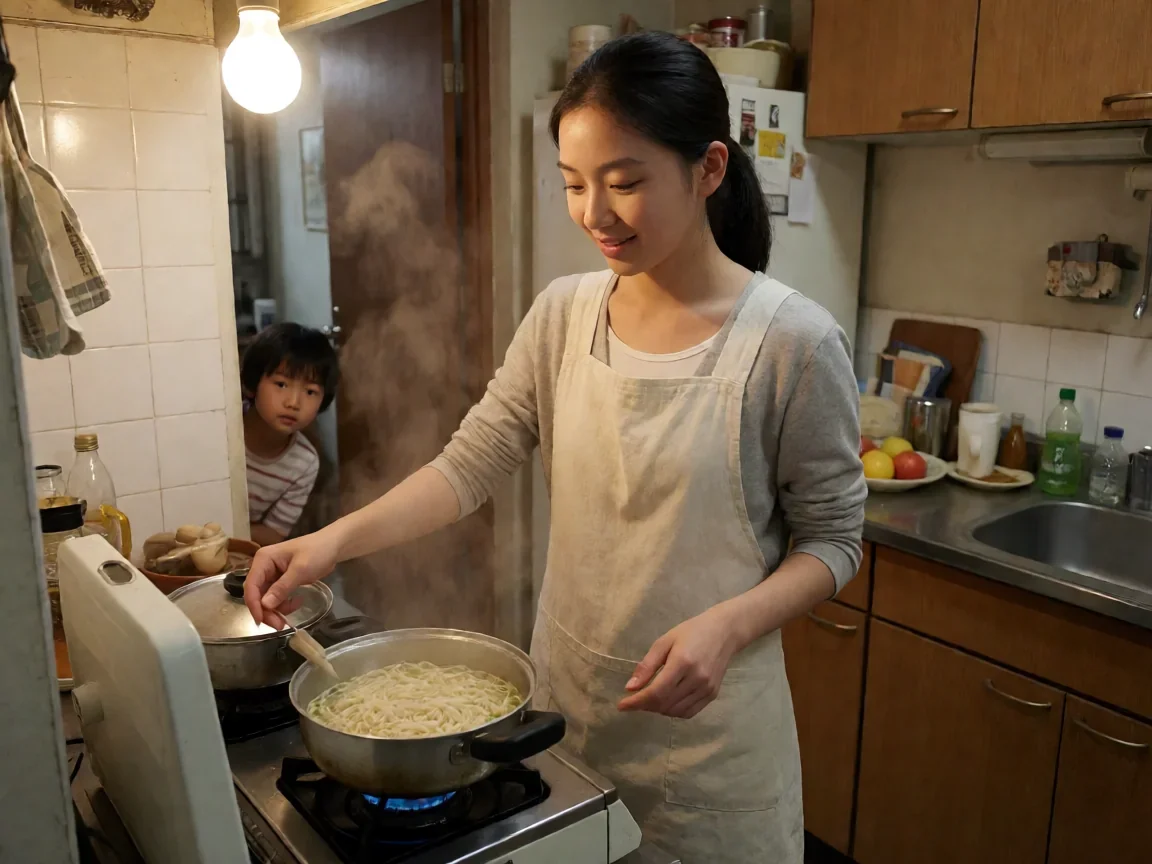 爱的蜜方剧情介绍全集 从寄住小屋到后厨掌勺的一段成长 - 第 1 张图片 爱的蜜方剧情介绍全集,寄住小屋煮面场景