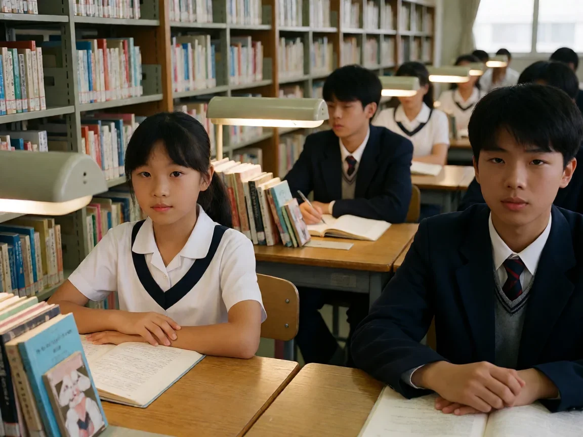 偷偷藏不住演员表小演员(少年组)戏里戏外的青涩与成长 - 第 1 张图片 偷偷藏不住演员表小演员,图书馆里少女暗恋剪影