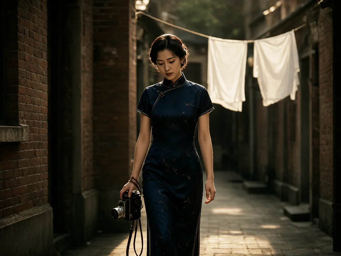 我在1949等你，旗袍少女漫步老弄堂