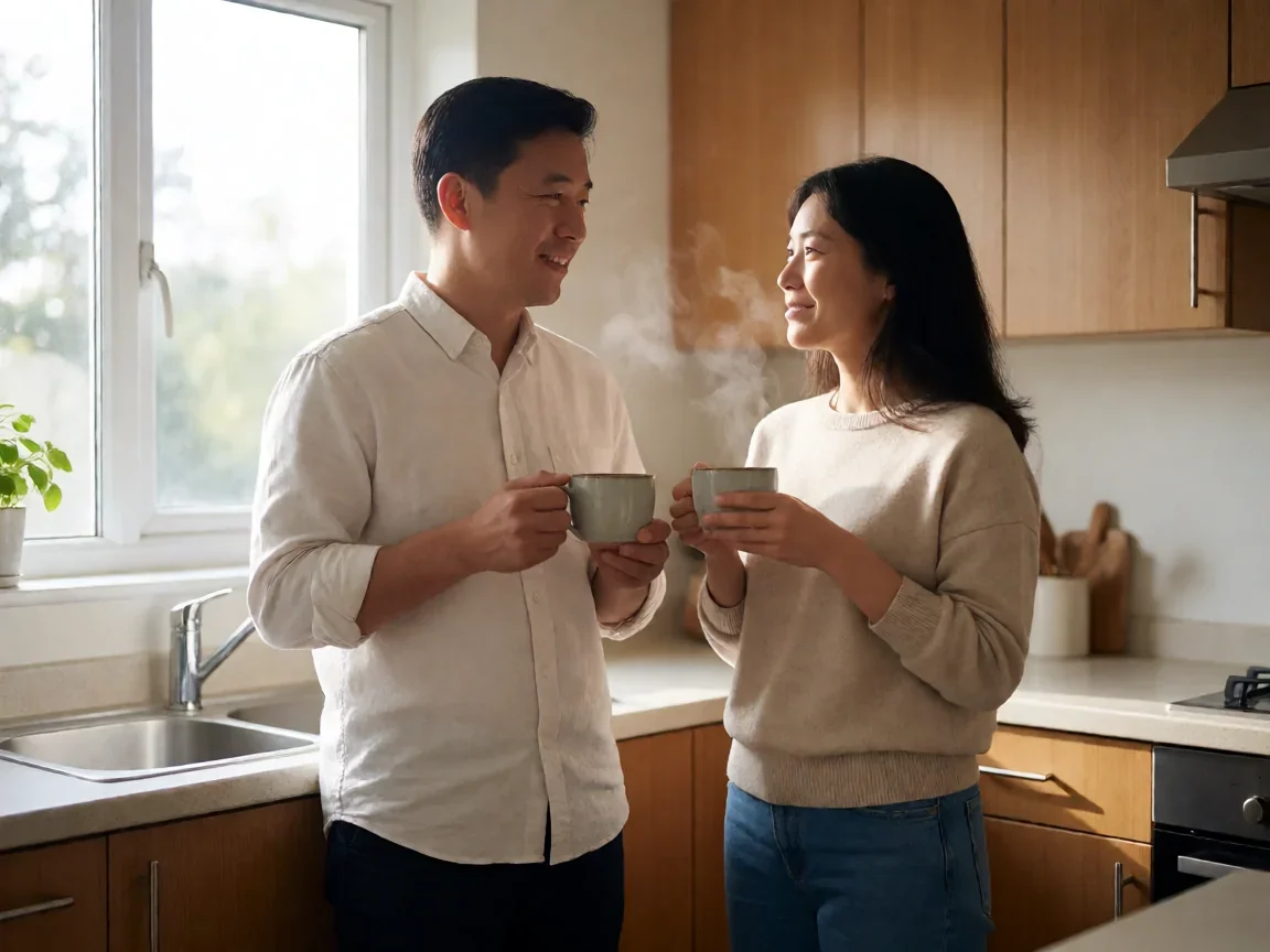 我的后半生结局，厨房对话