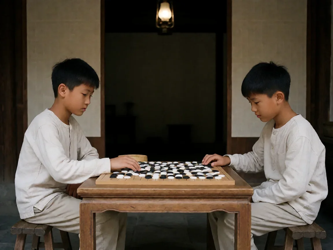 棋魂动画,进藤光、佐为、塔矢亮各自的高光时刻 - 第 2 张图片 棋魂动画,两少年隔棋盘对峙