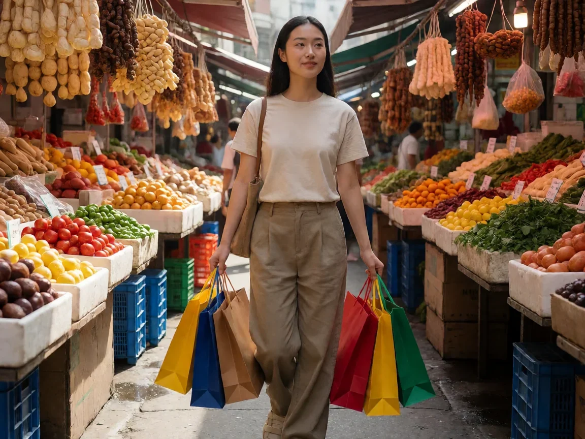 绝代商骄剧情解析 麦提爽、三水妹、商界各路人物的过招名场面 - 第 2 张图片 绝代商骄剧情解析,三水妹穿梭于香港街市购物