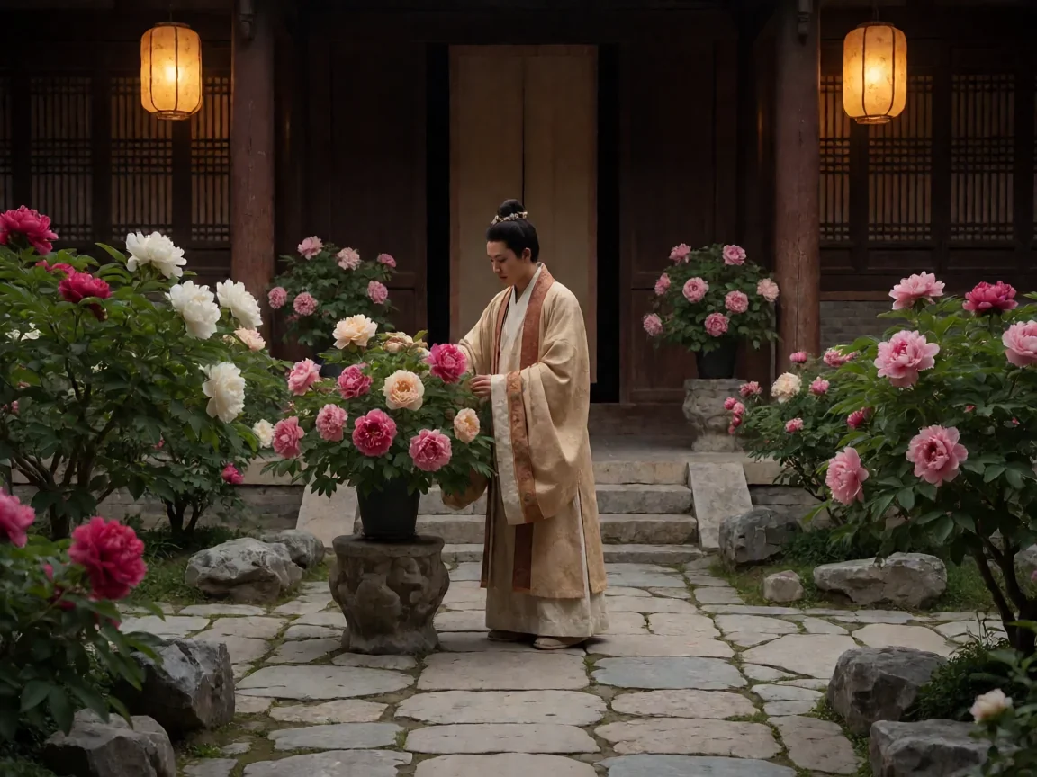 锦绣芳华结局里何惟芳与蒋长扬历经风波后的相守 - 第 2 张图片 锦绣芳华结局,花坊庭院中的背影
