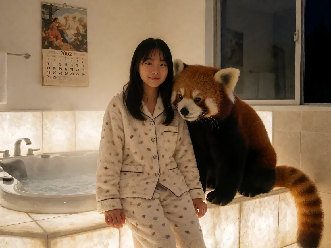 青春变形记电影 红熊猫变身与少女心事有何关联? - 第 2 张图片 青春变形记电影,浴室暖光与红熊猫