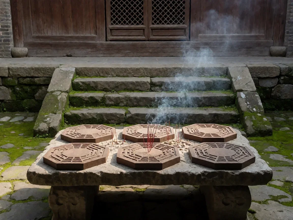 纪录片伏羲 人文始祖传说与考古实证的溯源之旅 - 第 2 张图片 纪录片伏羲八卦刻符与古院烛影