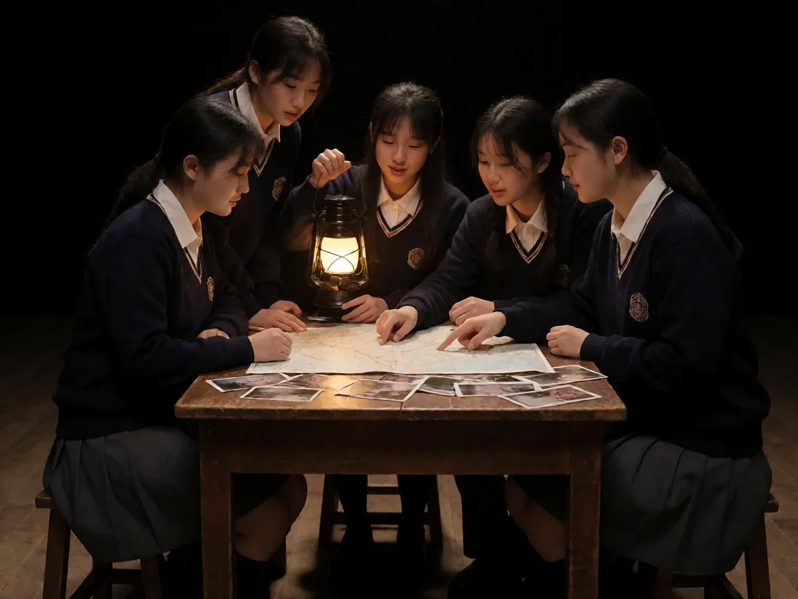 灰色的乐园原版动漫里雄二与美滨学园众人的相互救赎 - 第 2 张图片 灰色的乐园原版动漫,少女们策划营救的身影