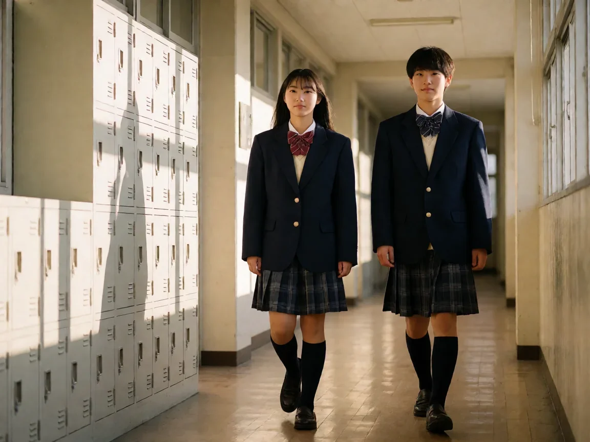 佐佐木与宫野动漫简体字翻译版,两位少年的青春羁绊如何呈现? - 第 2 张图片 佐佐木与宫野动漫简体字翻译,校园走廊并肩而行