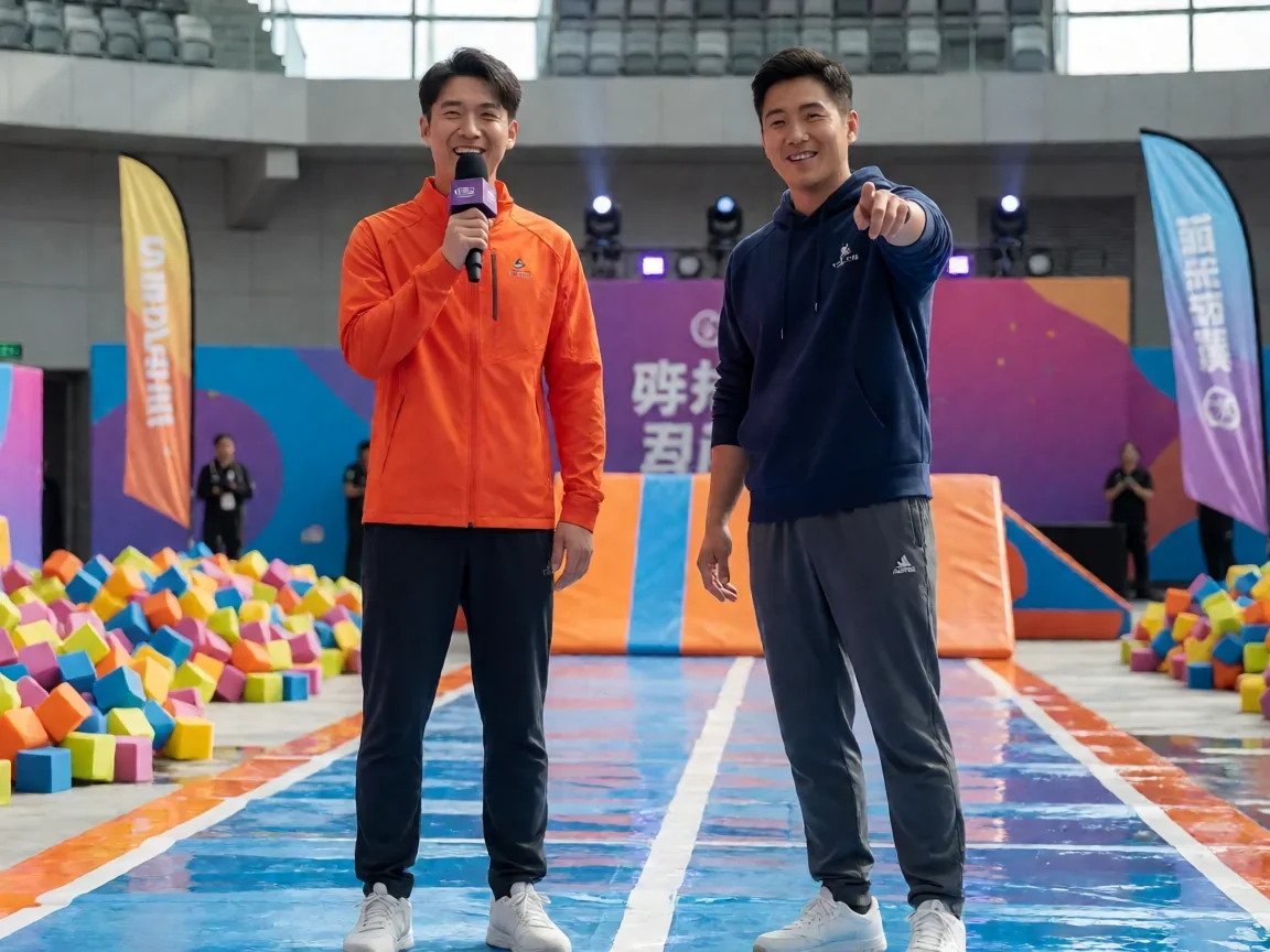 智勇大冲关第五季主持人配合现场
