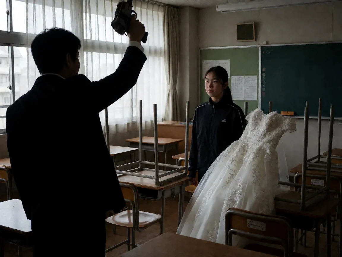 真实魔鬼游戏电影2015(生存游戏)女高中生们的接连倒下 - 第 2 张图片 真实魔鬼游戏电影2015 教室加特林危机