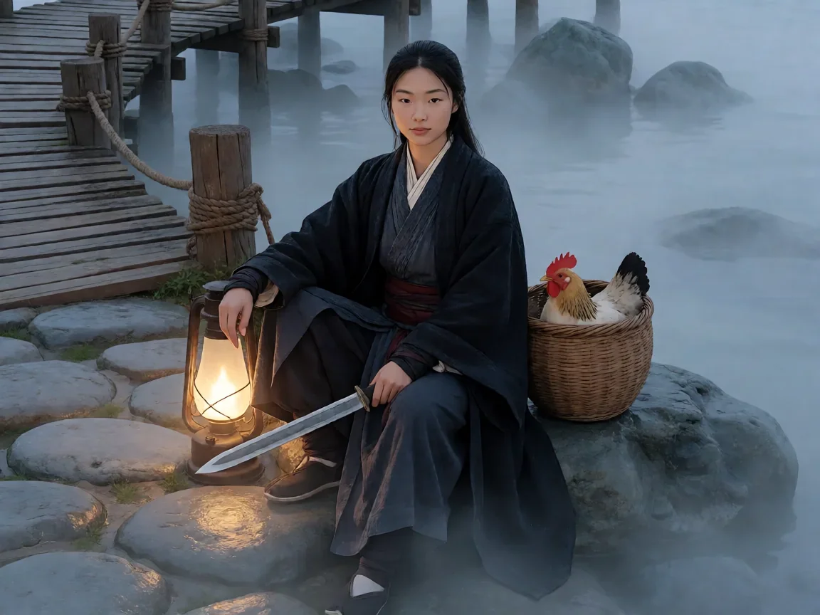 刺客伍六七动漫里那些被忽略的市井温情与告别 - 第 2 张图片 刺客伍六七动漫,梅花十三在码头收刀