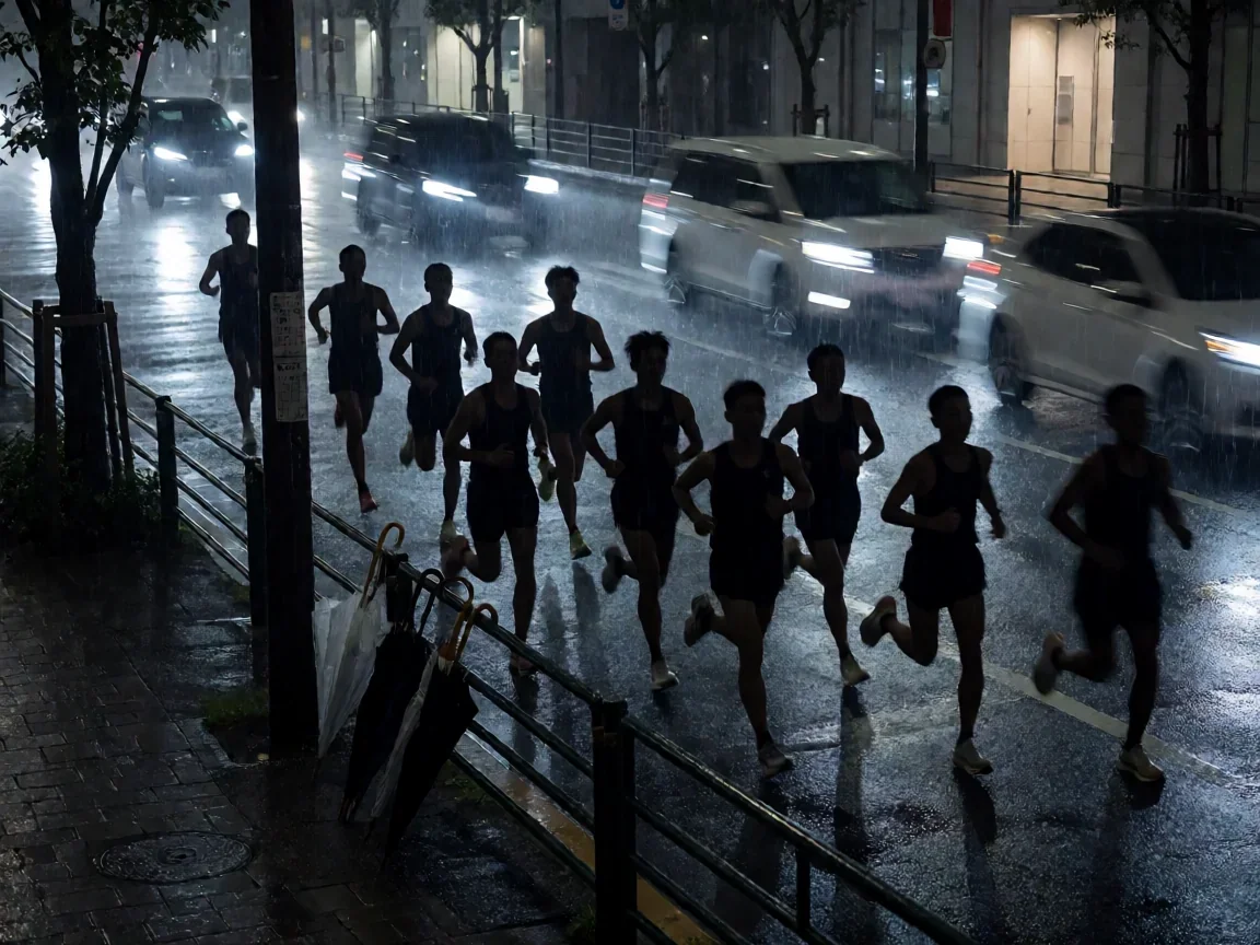 强风吹拂动漫，雨夜箱根拉练