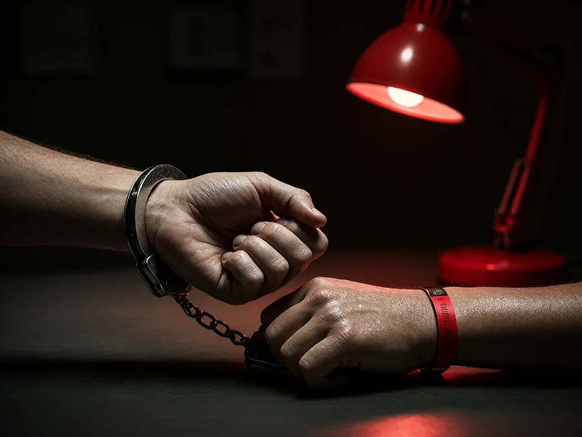 刑警队长大结局里顾铭把命案必破扛成了一辈子 - 第 2 张图片 刑警队长大结局,审讯室手铐一幕