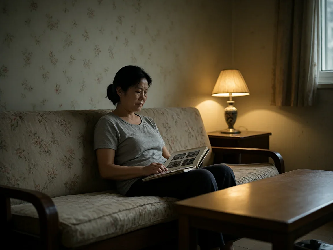 媳妇的美好时代里两个家庭磨合出的烟火气最动人 - 第 2 张图片 媳妇的美好时代,余好守着旧相册的客厅